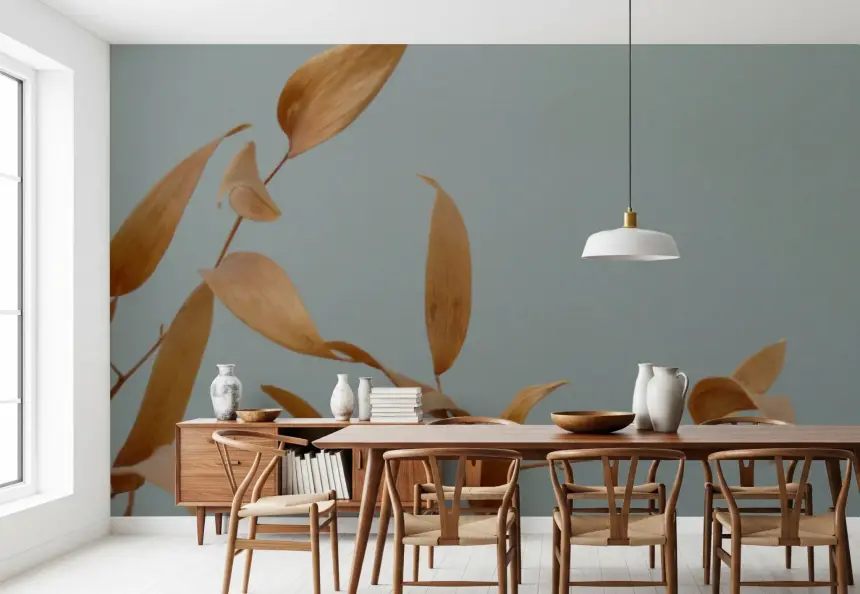 Amber Whispers Wall Mural