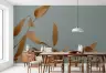Abstract Eucalyptus Leaf Wall Mural 8