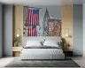 Chrysler Building American Flag Wall Mural 7