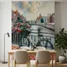 Amsterdam Canal Bicycle Wall Mural 6