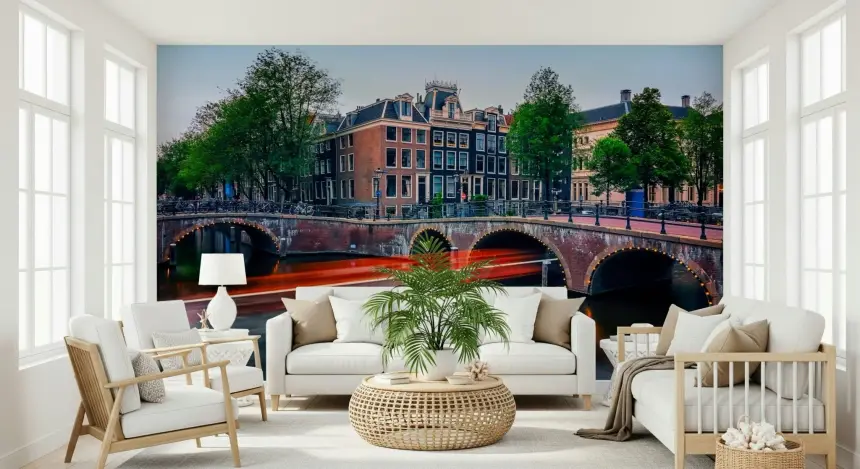 Amsterdam Lights Wall Mural