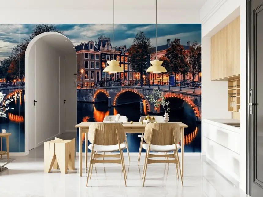 Amsterdam Nights Wall Mural