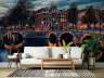 Amsterdam Canal Night Wall Mural 8