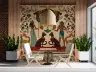 Pharaoh Queen Sphinx Beige Egyptian Wallpaper Mural 8