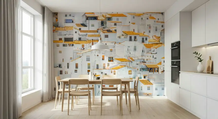 Andalusian Village Wall Mural