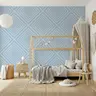 Geometric Diamond Pattern Blue Wallpaper 6
