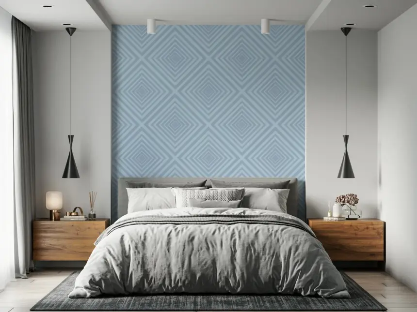 Angles of Azure Wallpaper