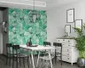Teal Agate Gold Vein Wall Mural 7