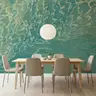 Teal Abstract Water Ripple Wallpaper 6