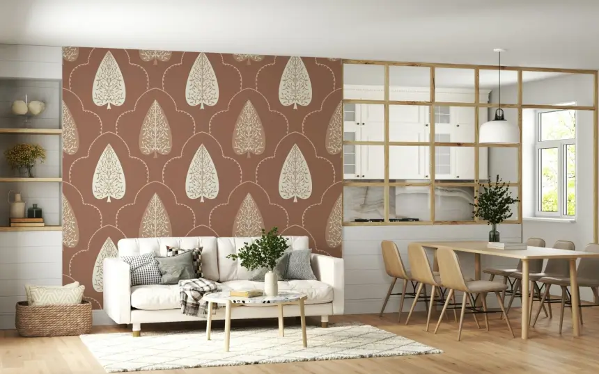 Arboreal Accent Wallpaper