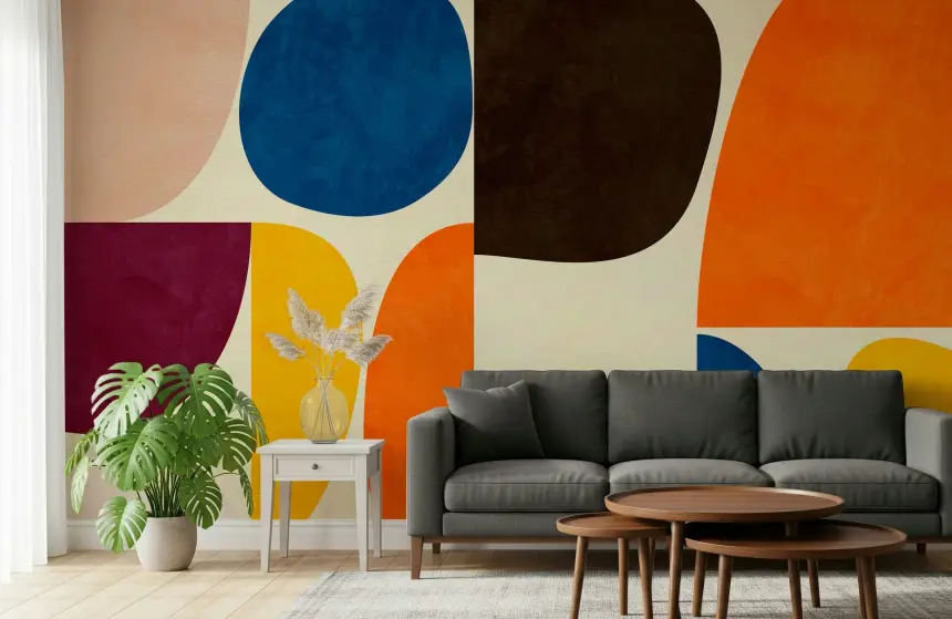 Arcadia Shapes Wall Mural - 2858620