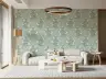 Pale Green Floral Arch Wallpaper 6
