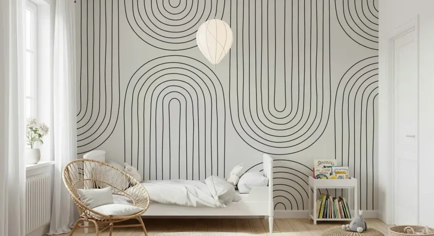 Arched Simplicity Wall Mural