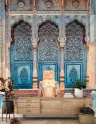 Intricate Archway Floral Wall Mural 7