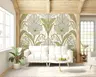 Elegant Art Deco Floral Pattern Wallpaper 8