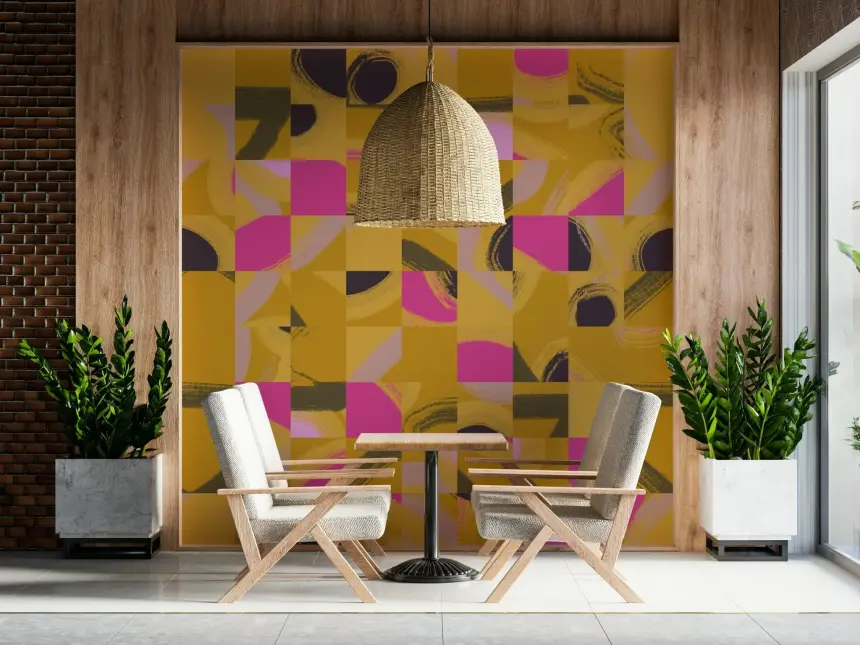 Artistic Tile Play Wall Mural