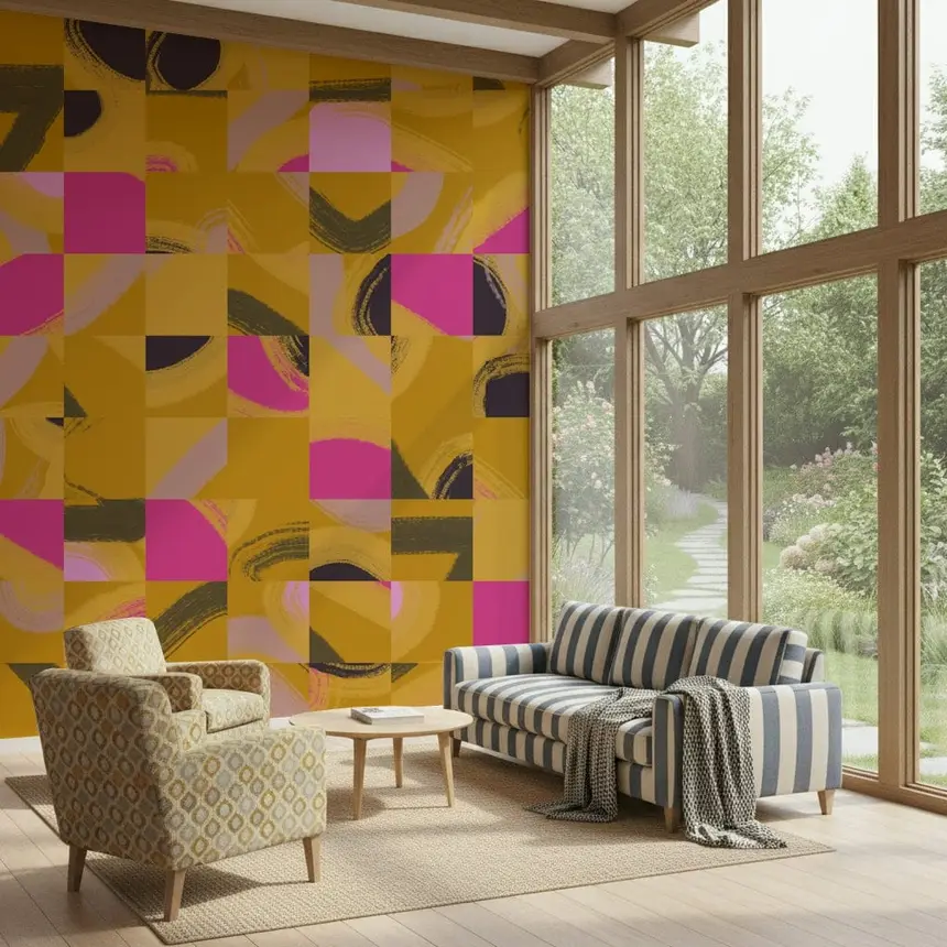 Artistic Tile Play Wall Mural