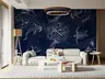 Indigo Starry Abyss Marine Life Astronaut Wallpaper 6