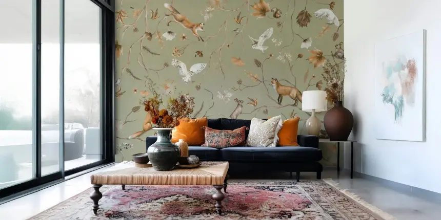 Autumn Arbor Wall Mural
