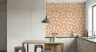 Blush Leaf Pattern Wallpaper 7
