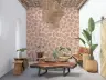 Blush Leaf Pattern Wallpaper 8