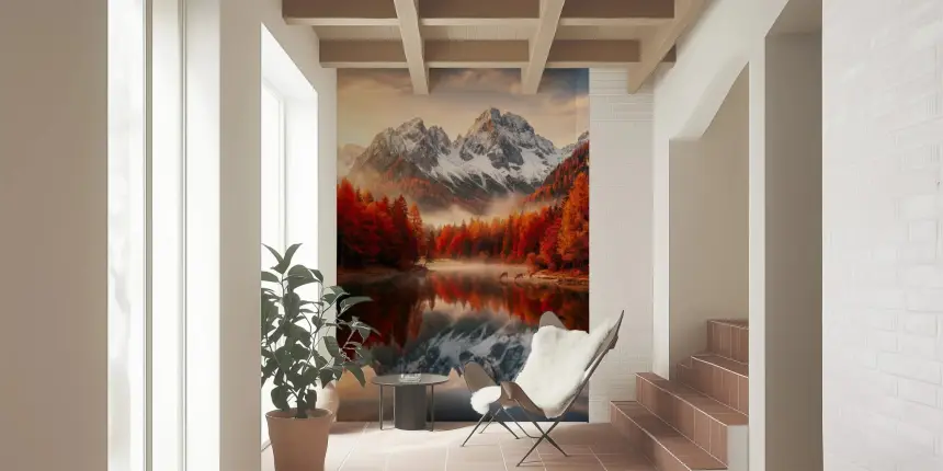 Autumn Reflections Wall Mural