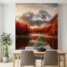 Mountain Lake Autumn Landscape Wall Mural 8