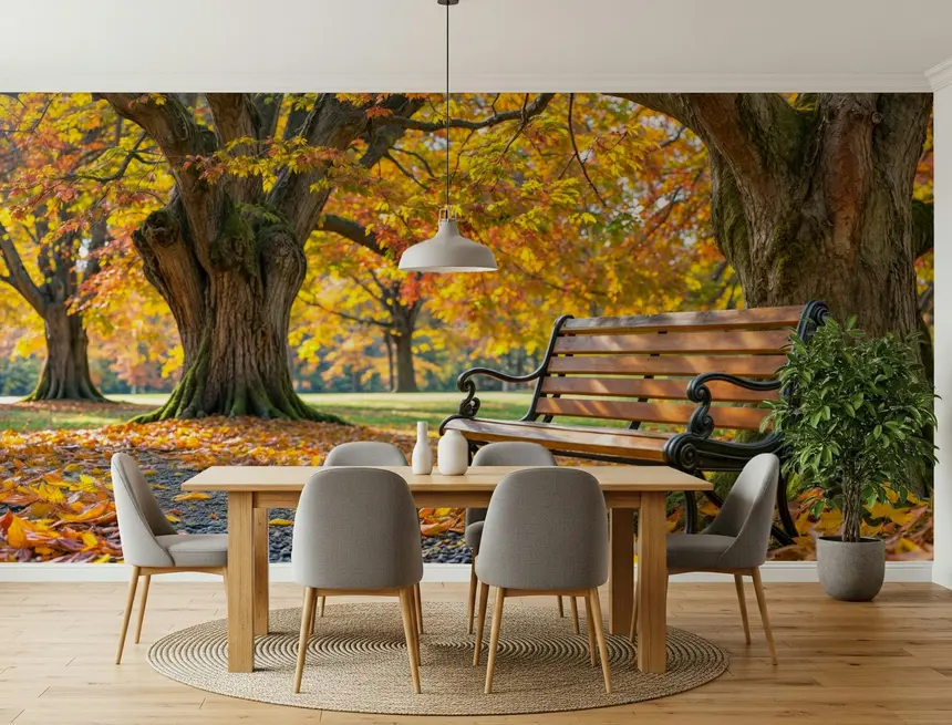Autumn Serenity Wall Mural