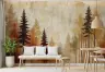 Forest Trees Autumn Wall Mural 6