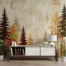 Forest Trees Autumn Wall Mural 7