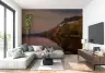 Autumn Lake and Moon Landscape Wall Mural 7