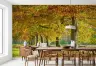 Autumn Tree Lined Avenue Wall Mural 8