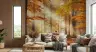 Misty Autumn Forest Wall Mural 7