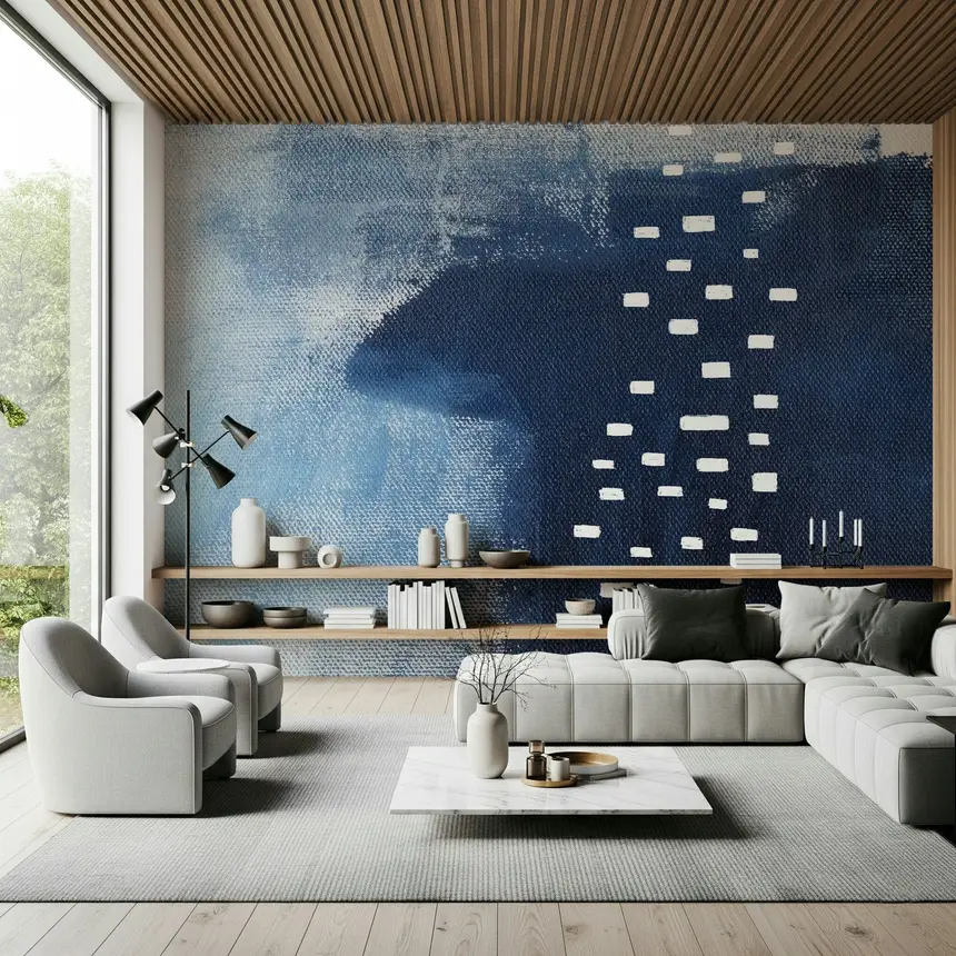 Azure Canvas Wall Mural - 2711795