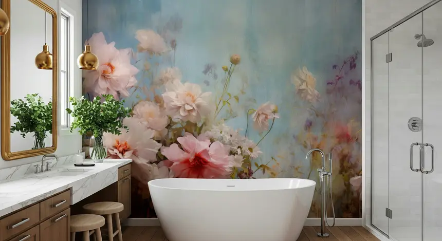 Blooming Azure Wall Mural -2578328
