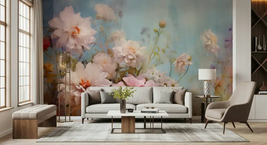 Blooming Azure Wall Mural -2578328
