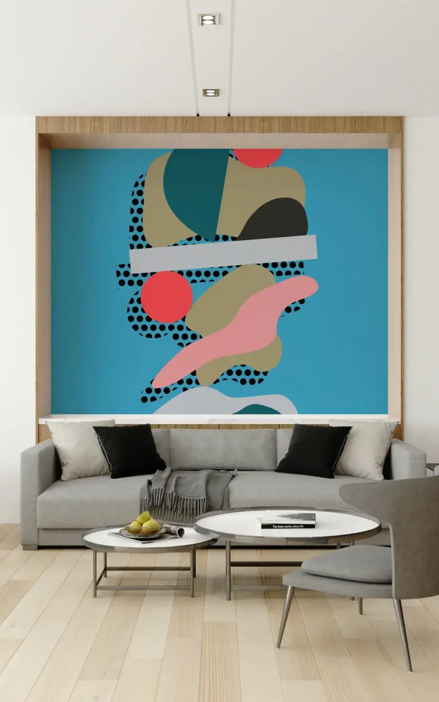 Balanced Forms Wall Mural