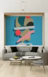 Abstract Shapes Geometric Wall Mural 6