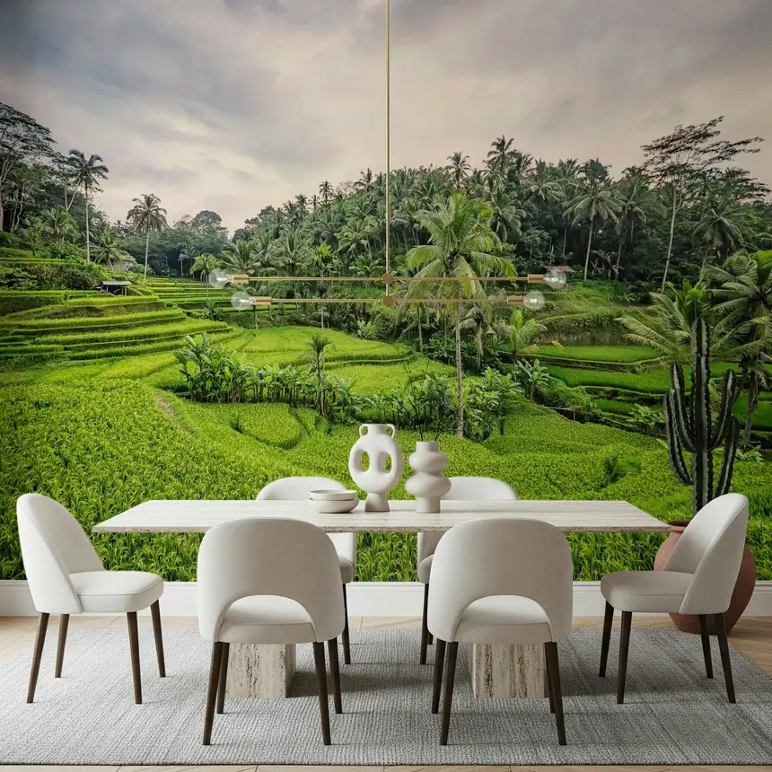 Bali Rice Terraces Wall Mural