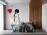 Girl with Red Balloon Wall Mural 6