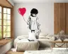 Girl with Red Balloon Wall Mural 8