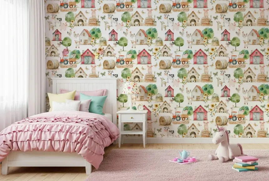 Barnyard Buddies Wallpaper
