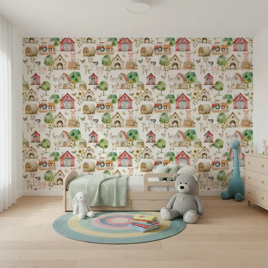 Barnyard Buddies Wallpaper