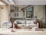 Vintage Bicycle Cafe Wall Mural 6