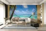 Tropical Beach Hammock Wall Mural 6