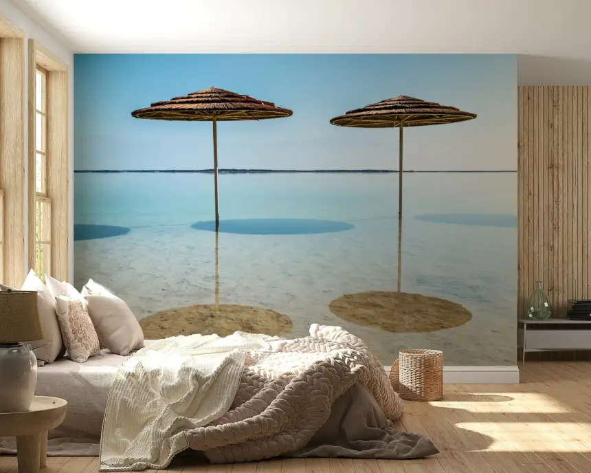 Beach Parasols Wall Mural