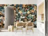 Realistic Pebble Stone Wall Mural 8