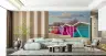 Colorful Beach Huts Wall Mural 8