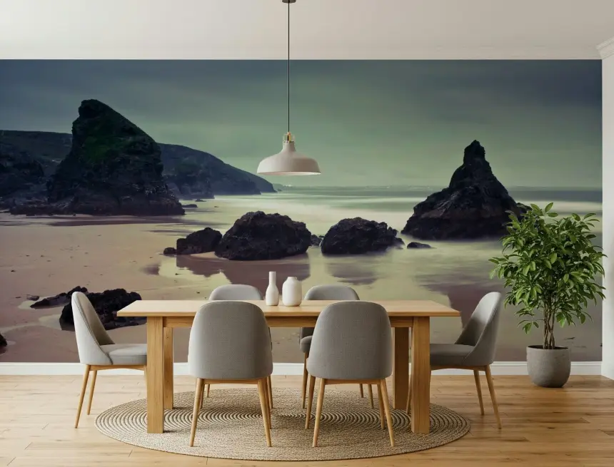Bedruthan Steps Beach Wall Mural