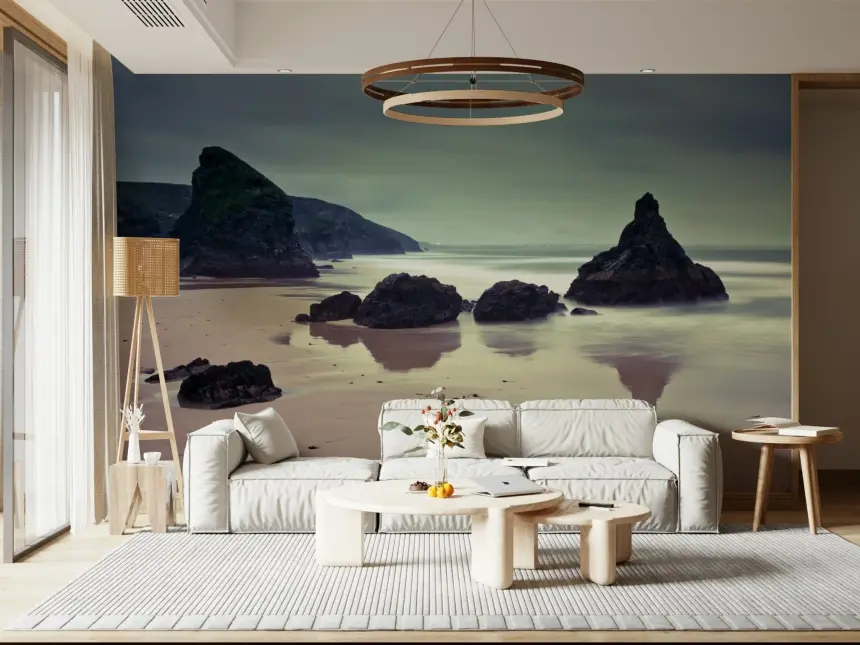 Bedruthan Steps Beach Wall Mural